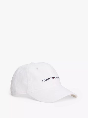 Кепка Tommy Hilfiger з написом класична біла 7878600-017 фото