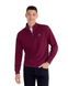 Пуловер U.S. Polo Assn з 1/4 блискавкою та стійкою бургунді copy_2_0633PL-S фото
