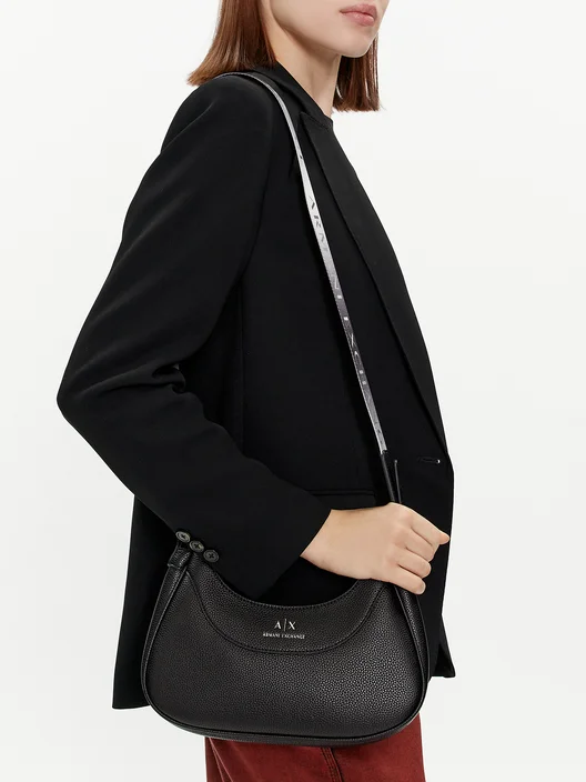 Сумка жіноча Armani Exchange чорна 4081AX фото