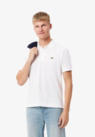 Lacoste Футболка чоловіча поло біла L1212.001 фото