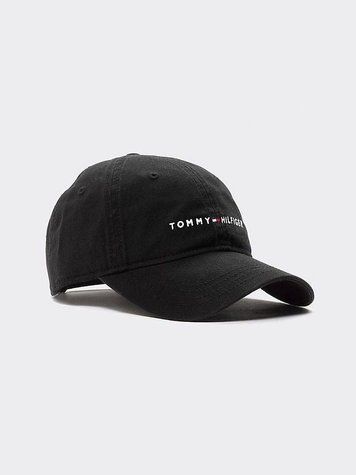 Кепка Tommy Hilfiger з написом класична чорна 7878600-017 фото