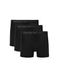 Emporio Armani Труси 3х чорні з чорною резинкою EM000259 фото