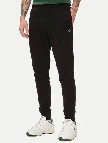 Lacoste Штани чорні з логотипом 1022LT-L фото