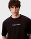 Calvin Klein Футболка чорна білий напис по центру LV04LD230G фото 3