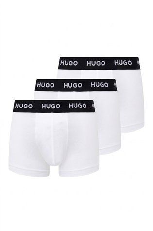 Hugo Труси 3х білі з чорною резинкою 50469786 фото