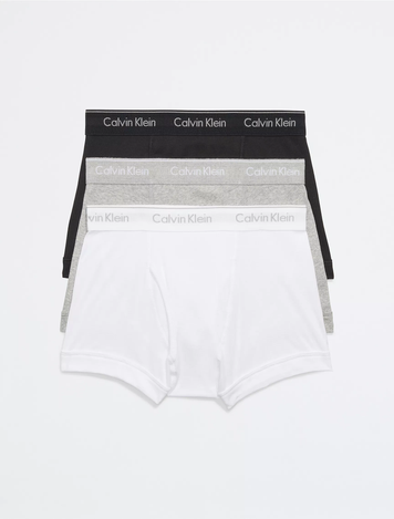 Набір чоловічої білизни Calvin Klein у сірому, білому та чорному кольорі 3х 62064002-009 фото