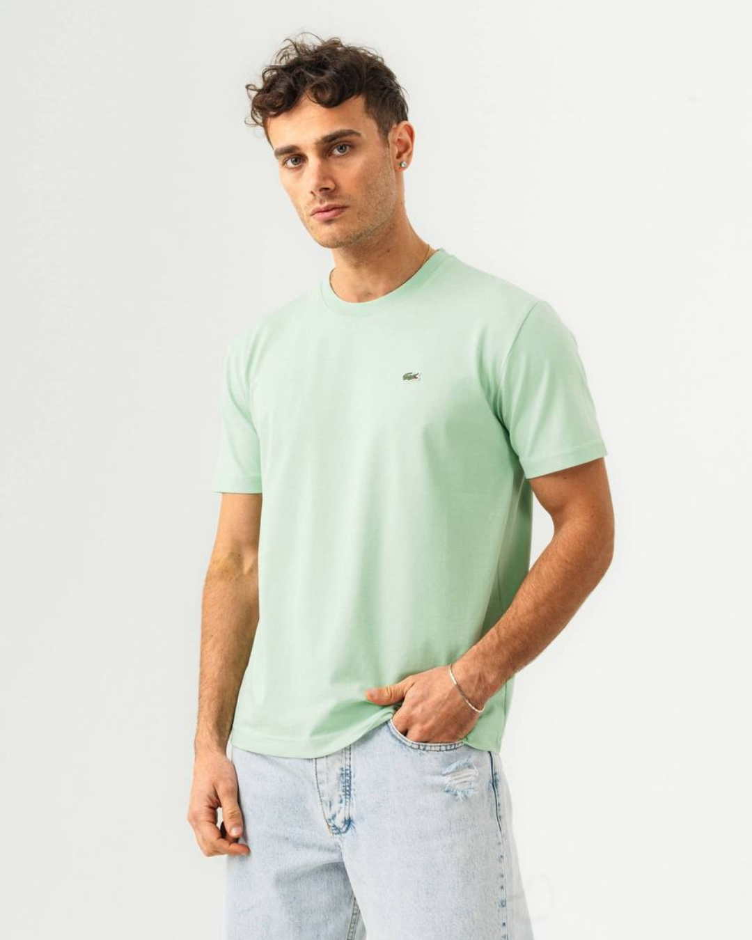 Lacoste Футболка чоловіча салатова TH7318 фото