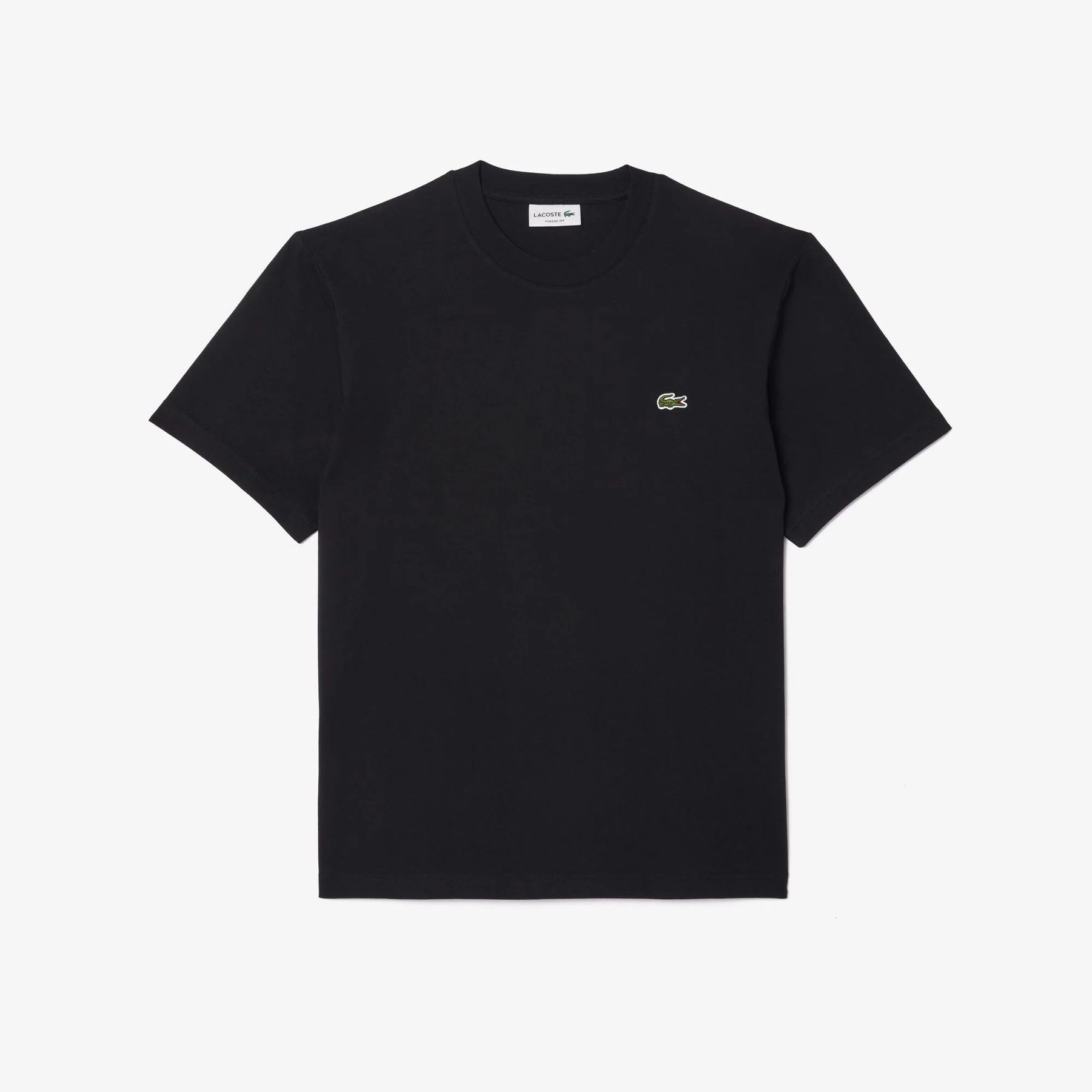 Футболка чоловіча Lacoste з логотипом чорна TH7318.031 фото