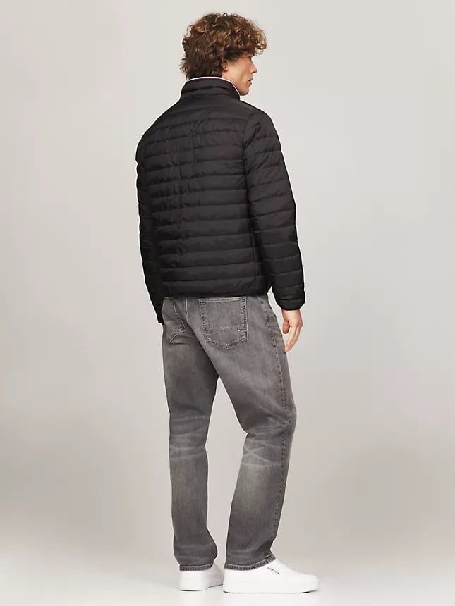 Куртка стьобана Tommy Hilfiger весняна чорна 78J6192-FAP фото