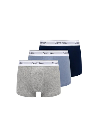 Calvin Klein Труси 3х чорні/сірі/блакитні 1888CK-S фото