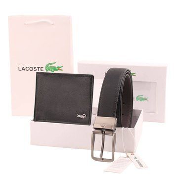 Lacoste Подарунковий набір гаманець+ремінь 6098LT фото